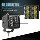 9D 80W Car Led Light Bar 3inch Work Light Flood Led Beams DRL for Truck SUV  Ew