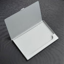 Business Name Credit ID Card Holder Box Metal Stainless Steel Pocket Box Case AU