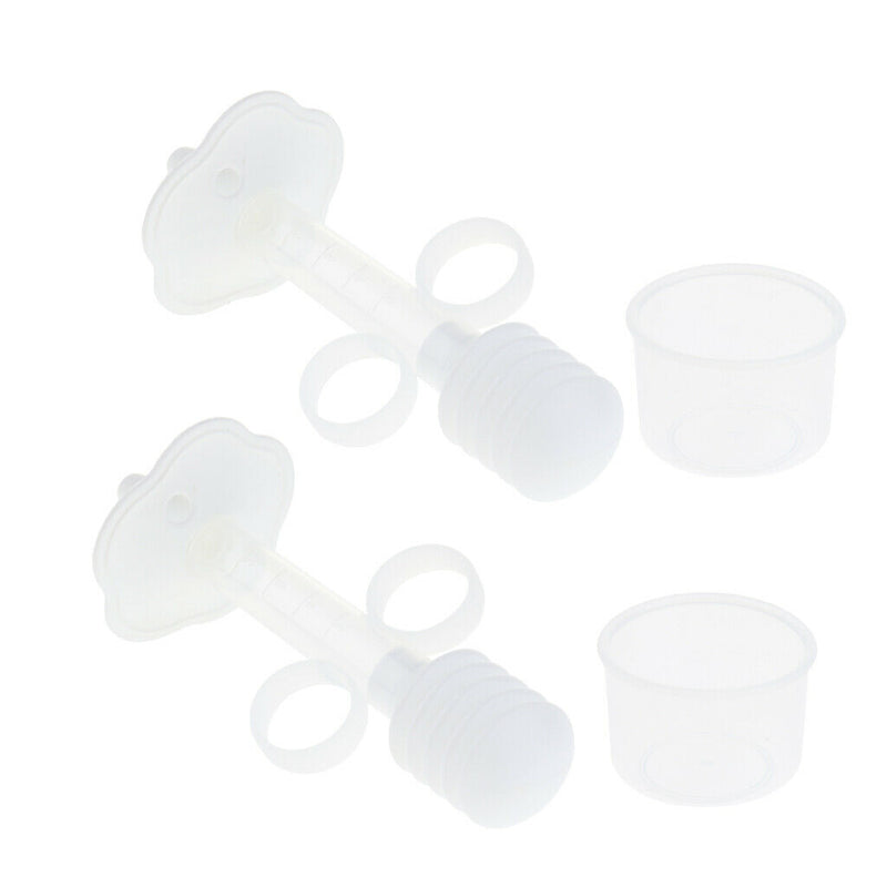2 Pcs Small Pet Feeder Medicine Milk Feeding Syringe Pill Feeding Tool
