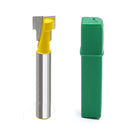 Steel Handle 3/8'' T-Slot Cutter 1/4'' Shank Milling Woodworking Router Bit