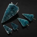5pcs Snowflakes Mini Artificial Christmas Tree Festival Ornament Decoration