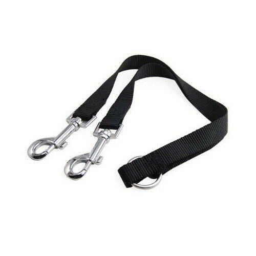 5X(Nylon Coupler Double Dog Lead, 1 Leash Leads 2 Dogs Z3U5)