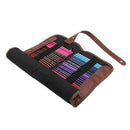 72 Pcs Individual Colors Premium Colored Pencils Set with Roll Up Pouch Can