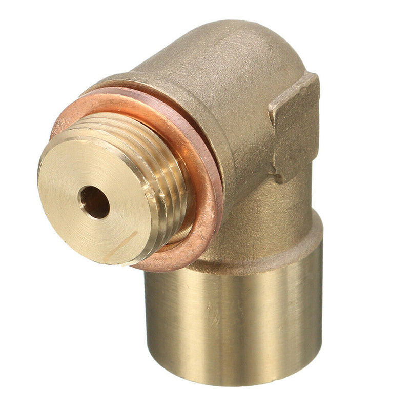M18X1.5 O2 Oxygen Sensor Extender 90 Degree Angled Bung Extension Spacer