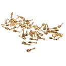 50 Pieces Of 6.3mm Female Connector Connects With Cables