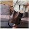 Women Large Capacity Alligator Bucket Bags Crocodile Pattern Handbag Casual I1A4