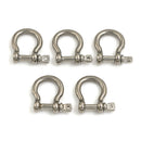 5pcs m4 304 stainless bow shackle steel screw pin shackle bow RiggiME