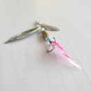 1pc Sinking Lifelike Fishing Lure Paillette Tackle Treble Hook Spinner Bait 3C