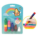 Palm-Grip Crayons Non-Toxic Paint Stackable For Toddlers Kids 15 Colors Washable