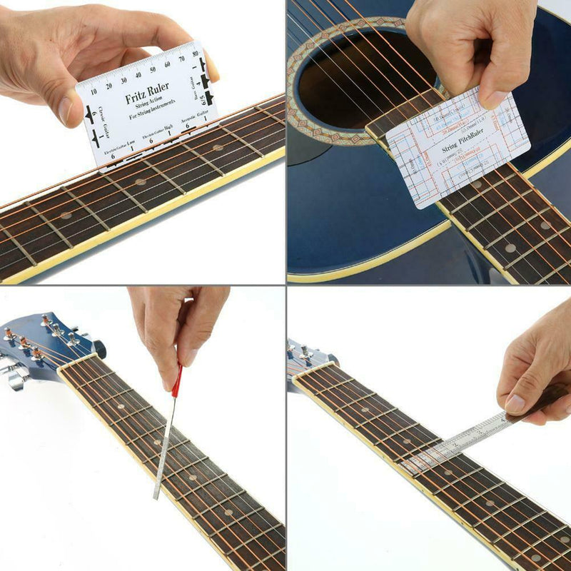 Instrument Maintenance Repair Cleaning Tech Tool Kit for Guitar Bass Parts