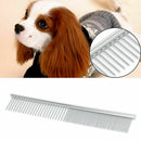 New Pet Puppy Dog Cat Metal Double Row Teeth Brush Grooming Hair Comb Fur Rake