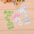 3pcs Small Flowerpot Metal Cutting Dies Stencil DIY Scrapbooking Paper Card A