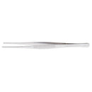 Hospital Home Stainless Steel Straight Tweezers Forceps Handy Tool 9.6" Lon