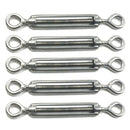 M5 Stainless Steel 304 Eye & Eye Turnbuckle (M5, 5PCS) F9X8