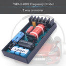 2 Crossover Adjustable Bass Tool Frequency Divider Audio DIY Car Speaker