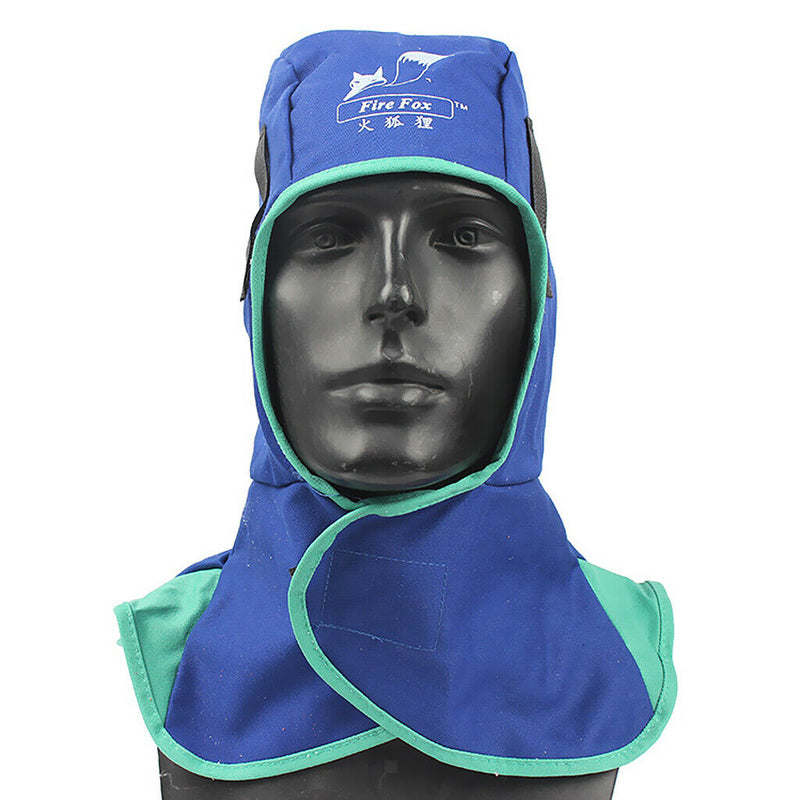 Flame Resistant Leather Welding Hood, Safety Apparel, Protective Headgear