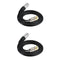 2X Dual RCA Male Plug To XLR 3-Pin Male Jack Audio Cable Connector