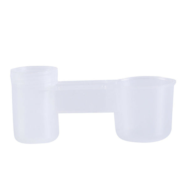 2pc bird feeder drinker cup water bottle drinking bowl poultry dove pet pigeon3C