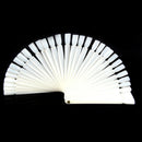 False Nail Art Tips Color Card Transparent White Buckle Ring Practice D GFI