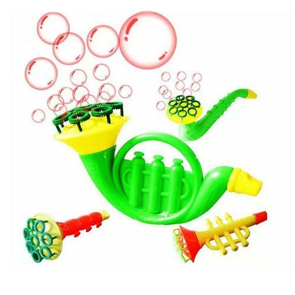 Soap Blowing Bubble Horn No Liquild Concentrate Stick Tray Kids Toys Kits #gib