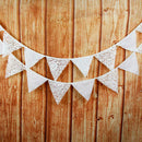 12 Flags 3.2m Tropical Flower Flags Pennant Wedding Birthday Party Decor