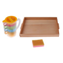 Montessori Basic Pouring Kit Wooden Toys for Preschool Teaching Education