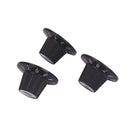 3pcs Plastic Guitar Amplifier Amp Knobs for Electric Guitar Bass Replacement