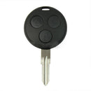 Black 3 Buttons Key-Cover Case for BMW Smart For Two 450 Car Hot 1 pcs