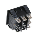 KCD7-303 Perforate 28 x 31mm 9Pin ON - OFF - ON Boat Rocker Switch Power Swit-OZ