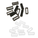 20pcs Rubber Watch Band Retaining Keeper Ring Hoop Loop for 22mm Strap Width