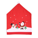 Christmas decoration chair covers dining seat santa claus home partydecorcloth3C