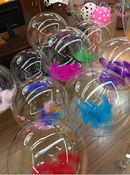 Round Clear balloons Transparent 24 inch Big Giant birthday Ballons Any Occasion