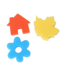 24pcs Colorful Different Shapes Kids Children Crafting Painting Sponge DIY  T2S8