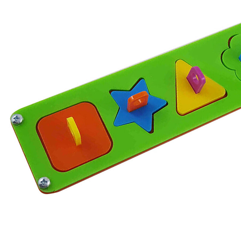 Parrot Educational Toys Geometric Shapes Block Boards Sort Puzzle