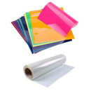 1Roll & 10Sheets Printable Heat Transfer Vinyl Iron On HTV Film Printing