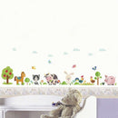 1X(Forest Horse Rabbit Tree Cow Butterfly Wall Stickers For Kids Rooms Home