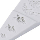 Rose Flower Garland Silicone Mold Cake Border Jewelry Wedding Decorating Tool BX