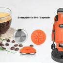 Stainless Steel Refillable Reusable Coffee Capsule Pods Cup With Brush Spoon