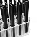 26 Holes Acrylic Clear Cosmetic Makeup Brush Holder Home Women For Daily Us C0E5