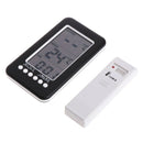Wireless Thermometer Weather Station C / F Temperature Desk Clock + Transmitter