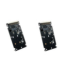 2 Pieces Mini PCI-e mSATA SSD HDD to IDE 44pin Converter Adapter Card + Case