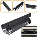 Adjustable Black Carbon Fiber Car License Plate Holder Frame Bracket Universal