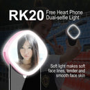 Dual-side phone LED selfie light Up Flash Photography Luminous Lamp 3 Brigh