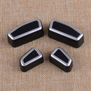 4pcs Front Seat Switch Cover Fit for 11-15 Jeep Grand Cherokee Patriot Chrysler