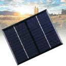 12 V 2W Solar Panel Module DIY For Light Battery Cell Phone New Toys Charge T5F4