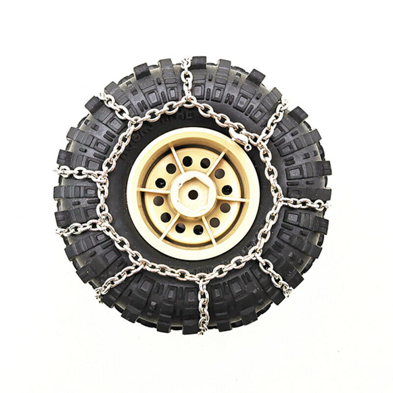 115-120Mm 1.9Inch Tires Snow Chain 1:10 Rc Car For 1/10 Rc Rock Crawler Axi F9U7