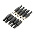 10pcs 5.5x2.1mm DC Power Female Plug Jack+Male Plug Jack Connector Socket ES