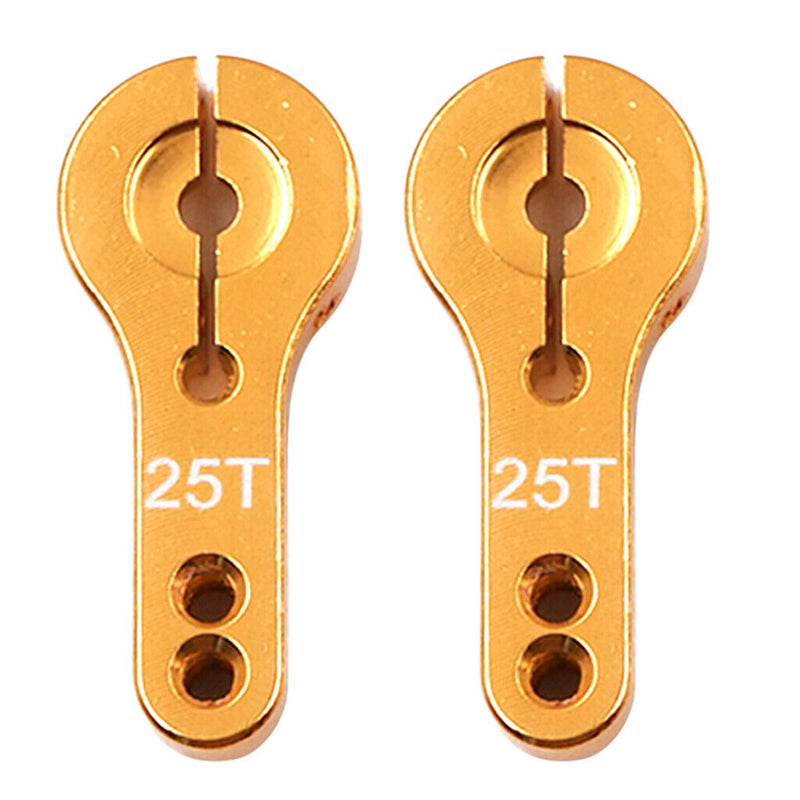 2Pcs Aluminum 25T Metal Steering Servo Horn Arm for Futaba Savox  Power HD