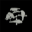 4pcs Four Birds Metal Cutting Dies For DIY Scrapbooking Album Paper Cards LJ