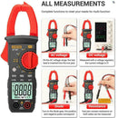 ST201 Digital Black Multimeter Clamp Ammeter Transistor Power Tester M3X4